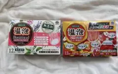 アース製薬 温泡 Botanical & とろり炭酸湯 各12錠　無添加タイプのサムネイル