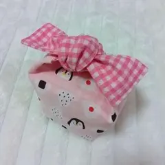 あずま袋◇手拭い◇エコバック◇コンビニバック◇ハンドメイド【桃