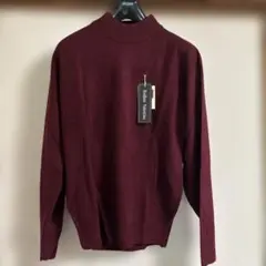 Rodhos Valentino バーガンディ タートルネックニット