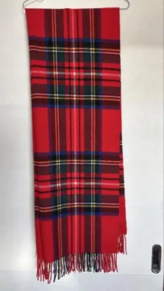 Glen Prince 100%ウール チェックストール