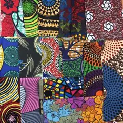 アフリカ布 ハギレ