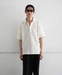 KAIKO RASSEL SHIRT BLACK カイコー シャツ KAIKO（カイコー）の「KAIKO RASSEL SHIRT LS（シャツ/ブラウス