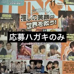 JUNON 11月号 応募ハガキのみ