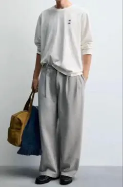 [即完売品]ZARA x Champion スウェットパンツ グレーのサムネイル