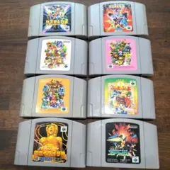 ジャンク　NINTENDO64 ゲームカートリッジ 　　　　8個セット