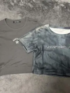 半袖 リブ Tシャツ　２枚セット