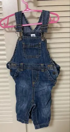 OLD NAVY デニムオーバーオール 6-12M 60-80cm