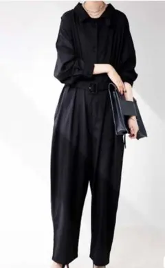 antiqua ブラックオールインワン