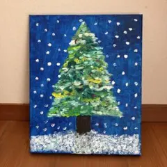 アクリル画 クリスマス