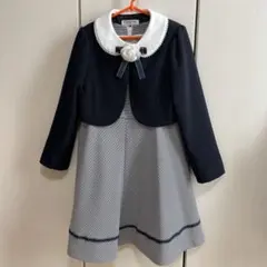 卒園式 入学式 女の子 フォーマル CHOPIN 130 ワンピース ボレロ