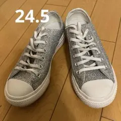 Converse All Star ローカット グリッター シルバーラメのサムネイル