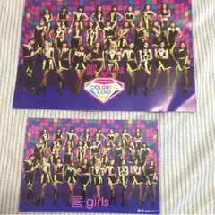 E-girls パンフ&ポストカード