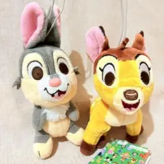 バンビ とんすけ ぬいぐるみ キーホルダー ストラップ 묶음 판매 100th