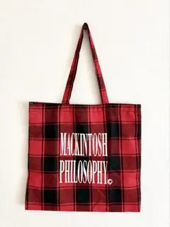 【新品】マッキントッシュフィロソフィー大人のチェック柄BIGトートのサムネイル
