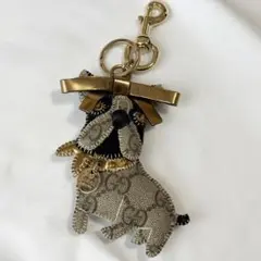 GUCCI グッチ チャーム グッチョリ フレンチブルドッグ GG柄 - メルカリ