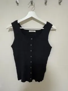 Wcloset ブラックリブタンクトップのサムネイル