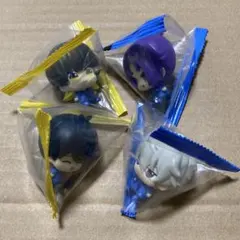 ブルーロック　プチっとすわりマス　フィギュア　4種セット　潔　蜂楽　凪　御影