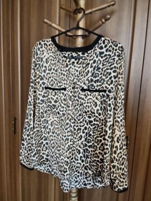 ZARA BASIC ヒョウ柄長袖シャツ