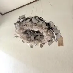 ホワイト スモークツリー ユーカリ フライングリース 34cm