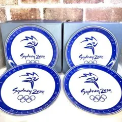 Wedgwood シドニー2000 五輪 記念 プレート 4枚 セット 箱付