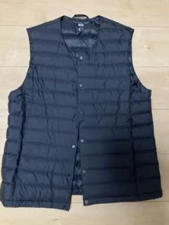 【美品】UNIQLO ウルトラライトダウン コンパクトベスト ブラック
