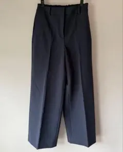 ペセリコ　ウエストニット切替 シルバー金具 ドローストリング テーパードパンツ ペセリコ ウエストニット切替 シルバー金具 ドローストリング
