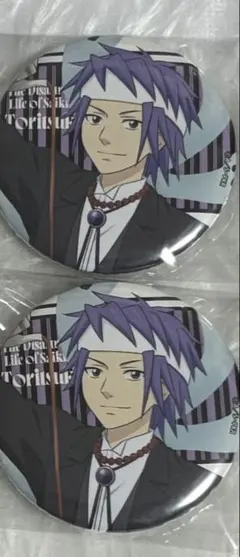 斉木楠雄のΨ難 鳥束零太 缶バッジ イーディス