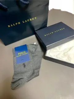 POLO RALPH LAUREN グレーソックス ONEサイズ