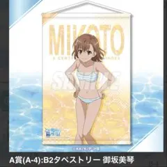 とある魔術の禁書目録 水着Ver. くじ引き堂 A賞 タペストリー 御坂美琴 