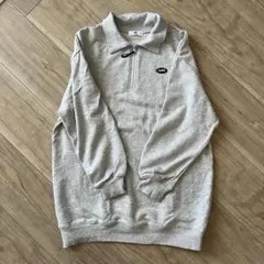 一度着用のみ美品　X-girl STAGES ハーフジップアップワンピース130