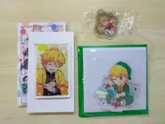 我妻善逸　クリスマス アクリルスタンド　全集中展　アクリルマグネット　くら寿司