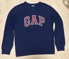 GAP ロゴスウェットトレーナー ネイビー 裏起毛