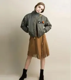 TOGA Odds&Ends×Ray BEAMS / 別注 ラバー MA-1