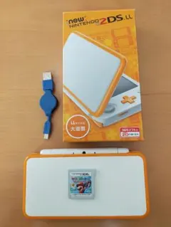 Newニンテンドー2DS LL ホワイト×オレンジ