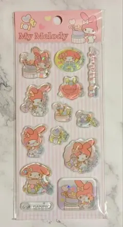 マイメロディ　ウォーターシール　立体　3Ｄ　キラキラ　サンリオ　まとめ売り
