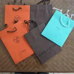 LOUIS VUITTON HERMES TIFFANY＆Co.紙袋 セット