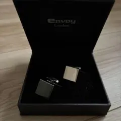 Envoy London シルバー スクエアカフス