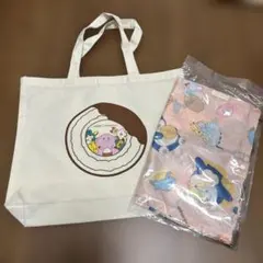 ポケモン ドーナツ柄 トートバッグ　エコバッグ