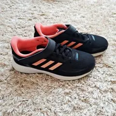 adidasキッズ スニーカー21.0㎝ピンク/ブラック アディダス 靴