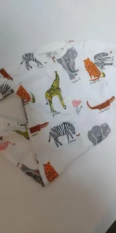 アニマル柄 カバーオール[6-9マンス]74cm