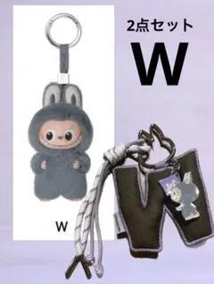 POPMART 正規品PIN FOR LOVE &ペンダント(W)2点セット