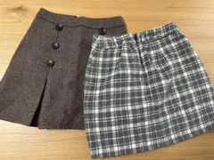 GRLとINGNI ミニスカート 2枚セット