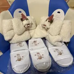 ディズニークリスマス 2025 リルリンリン マフラー2個未使用タグ付きおまけ付