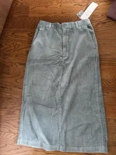 ＳＭ２　サマンサモスモス　コーデュロイ　スカート　ブルー