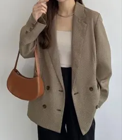 【callautia】ダブルボタンテーラードジャケット