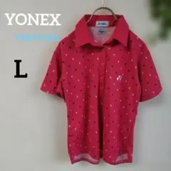 YONEX スポーツウェア ポロシャツ 半袖 バトミントン ピンク L