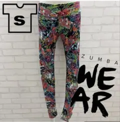 ★美品★ ZUMBA WEAR カラフル レギンス Sサイズ