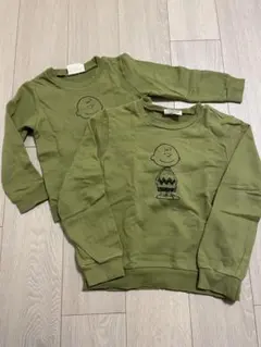 チャーリー・ブラウン トレーナー 110、140 2枚セット