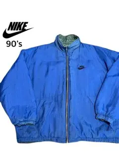 ★90s★NIKE★リバーシブル★中綿★ジャケット★ブルゾン★スウォッシュ★L★