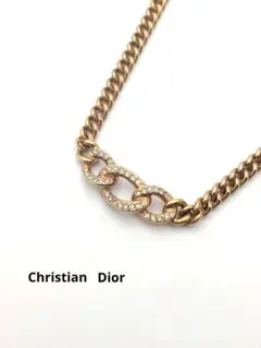 Christian Dior クリスチャンディオール　ゴールドチェーンネックレスのサムネイル